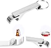 2 Pcs Bottle Opener Keychain, Bottle Opener Keyring, Mini Bottle Openers Keys, for Daily Use and Gift