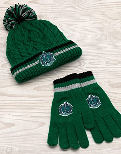 Harry Potter Hat and Gloves Set Kids | Boys Girls Gryffindor Ravenclaw Slytherin Hufflepuff House Options2