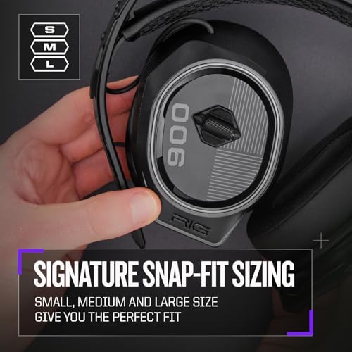 Image of RIG 900 MAX Wireless Bluetooth Gaming Headset for Xbox, Playstation, Nintendo Switch and PC; Charging Dock; Up to 60 Hours Battery Life; Dolby Atmos Audio 3D, 10-1647-01
