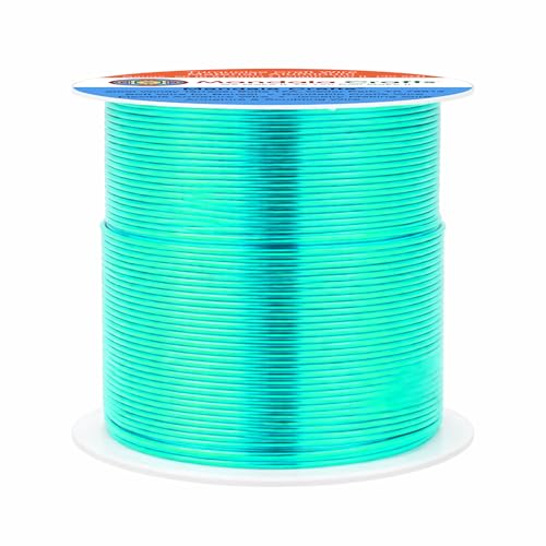 Image of Mandala Crafts 20 Gauge Turquoise Anodized Aluminum Craft Wire, 100 FT | Colored, Flexible, Bendable, for Bonsai, Armature, Sculpting, Wire Wrapping, Jewelry Making, Weather & Tarnish Resistant