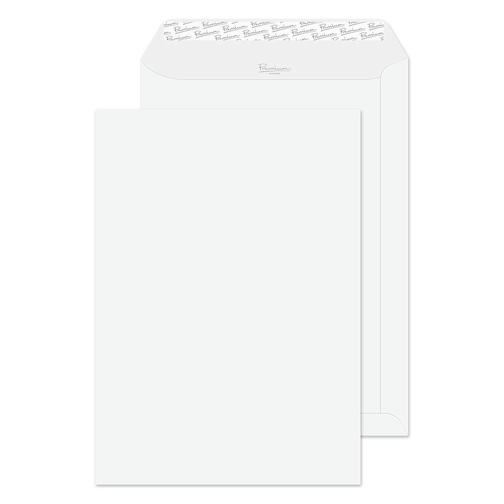 Blake Business - White Laid Envelopes C4 (324 x 229 mm) - Pack of 250 - Premium 120GSM - FSC Certified - Peel and Seal White Envelopes - Business Office Supplies - Laser & Printer Compatible 91891