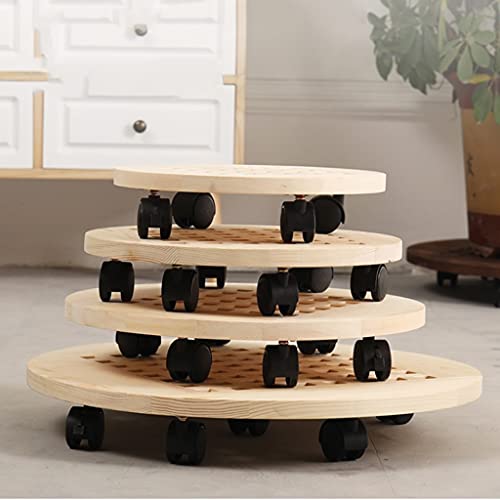 Chariot à roulettes verrouillables pour plante, support stable - 3