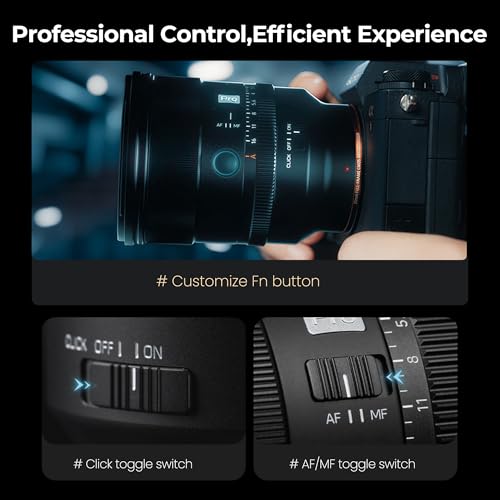 Image of VILTROX 85mm F1.4 Pro FE, AF 85mm f /1.4 Full Frame Auto Focus Camera Lens for Sony E-Mount Mirrorless Cameras a7 a7II a7III a7R a7RII a7RIII a7RIV a7S a7SII a9 a7C