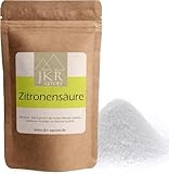 JKR Spices® 200g Zitronensäure Pulver Lebensmittelqualität E330 | Citronensäure als Säuerungsmittel und Konservierungsmittel zum Kochen und Backen | Als Entkalker oder Allzweckreiniger