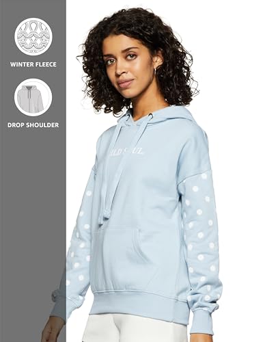 Image of Amazon Brand - Symbol Women's Cotton Blend Regular Fit Hooded Sweatshirt (Available in Plus Sizes)