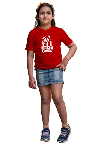 Image of Kids Cricket Lover Half Sleeve Printed Tshirt