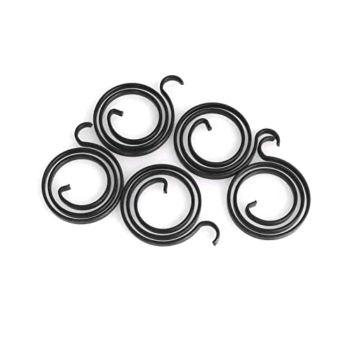 heyous 5pcs Torsion Return Springs Black Turn Replacement Spring for The Door Handle