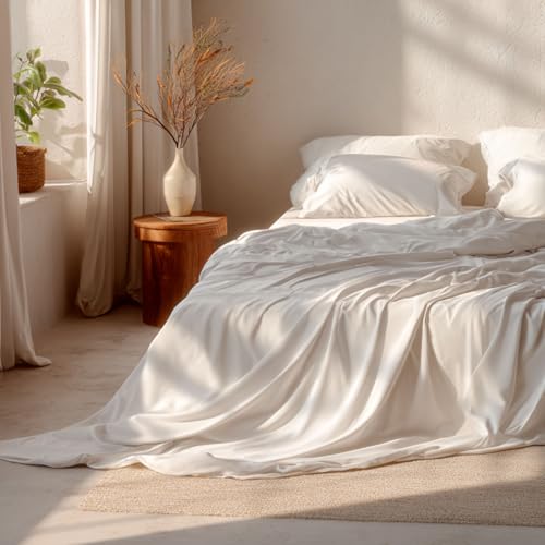 La mejor selección de Sabanas de Algodon Walmart favoritos de las personas. 46 Smart Bamboo: Juego de Sábanas 100% Microfibra con Doble Cepillado para una Mayor Suavidad / 1800 Hilos de Alta Calidad/Ligera y Súper Suave de Fácil Cuidado (Blanco, King Size)