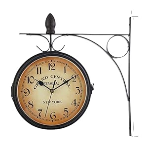 Ebaytv Kensington Dwustronny Zegar Ścienny 18,5 cm