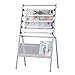 GWXJZ CD Regal CD-Aufbewahrungsregal Zeitungsständer, Bodenständig A4 Album Propaganda Rack das Einkaufszentrum 4S-Shop Ausstellungsstand Data Files Rack Lagerregal (Size : 63 * 37 * 109cm)