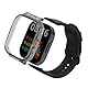 kwmobile Ersatzarmband mit Eckenschutz Hülle kompatibel mit Xiaomi kwmobile Armband - Kantenschutz-Schutzhülle und Ersatzband aus Silikon und Kunststoff - Schwarz