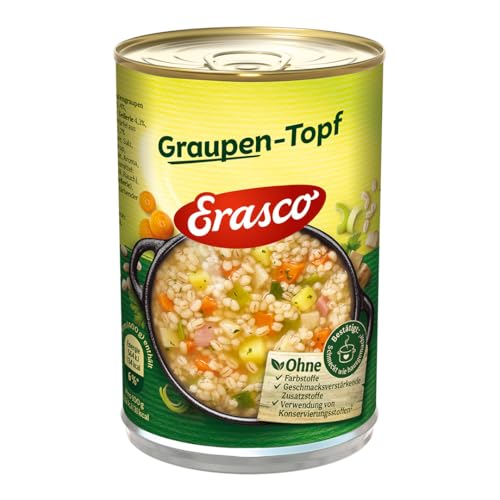 ERASCO-Graupen-Topf-mit-erntereifem-Gemuese-und-Schweinefleisch-1-x-400g-In-rund-5-Minuten-fertig–Mit-erntereifem-Gemuese–Ohne-Schnickschnack–Einfach-lecker