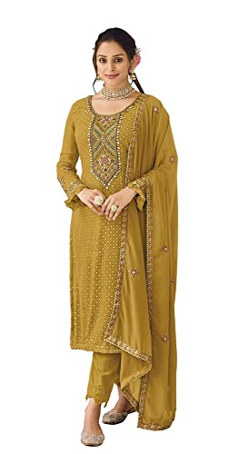 Prija Collection Indian Pakistani Designer Wedding Or Party Wear Straight Salwar Kameez Suit Ready to Wear for Womens