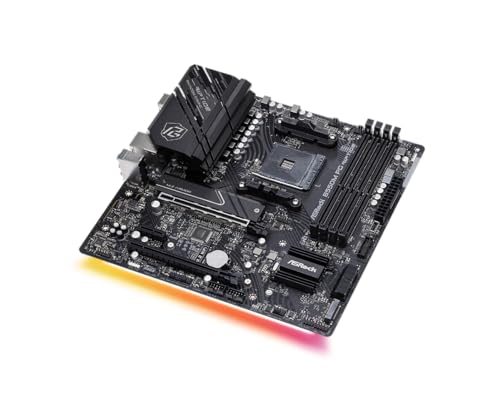 Image of ASRock B550M Phantom Gaming Riptide, AMD B550, AM4, Micro ATX, 4 DDR4, HDMI, DP, XFire, 2.5GB LAN, RGB, 2X M.2