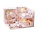 La Vida en Led DIY Apartamento Ideal Casa de Muñecas Miniatura Puzzle 3D con Luz, Caja de Exposición y Toolkit