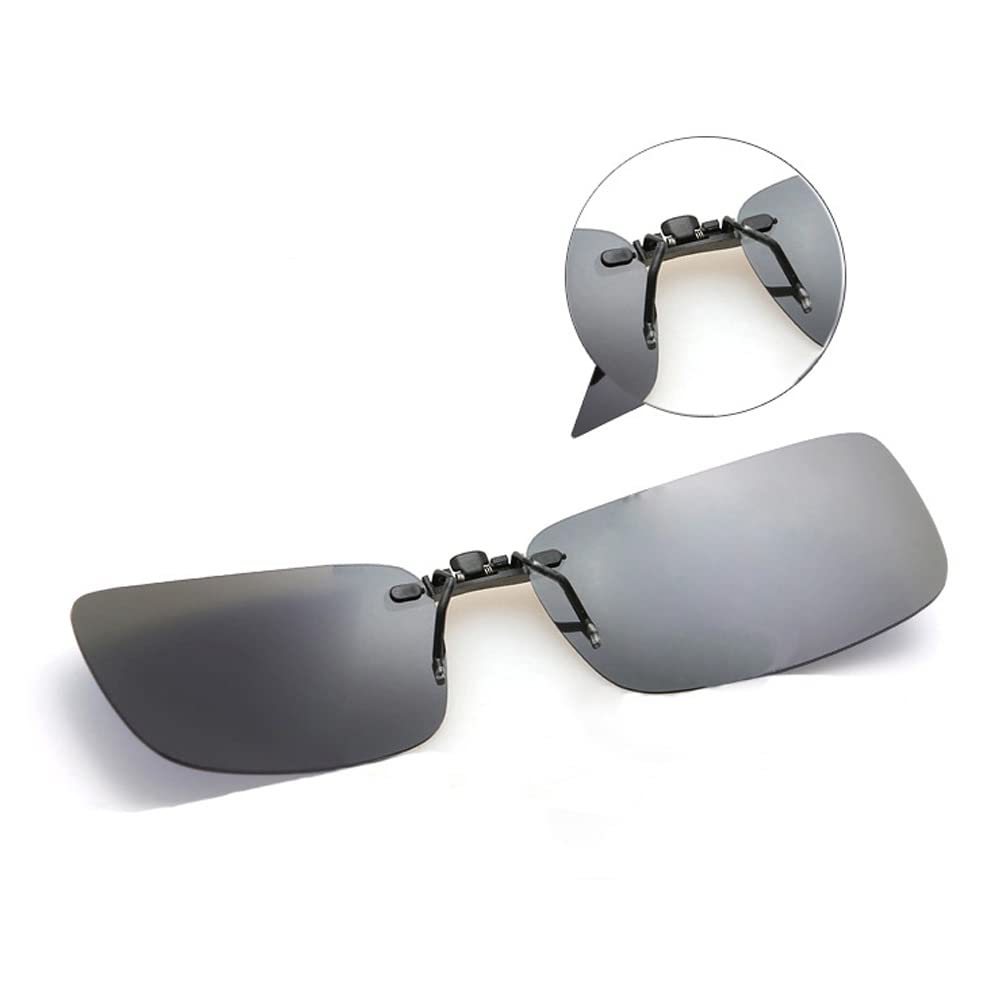 TopHomer Polarized Clip on Sunglasses Over Glasses, Anti-Glare UV400, for Men Women Driving Travelling Outdoor Sport - Image 3