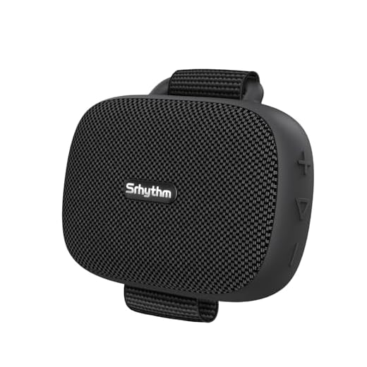 Alto-falante Bluetooth sem fio Srhythm K1, Bluetooth 5.3, IPX7 à prova d'água, 20 horas de reprodução, alto-falante portátil para bicicleta para andar, caminhar, correr e acampar
