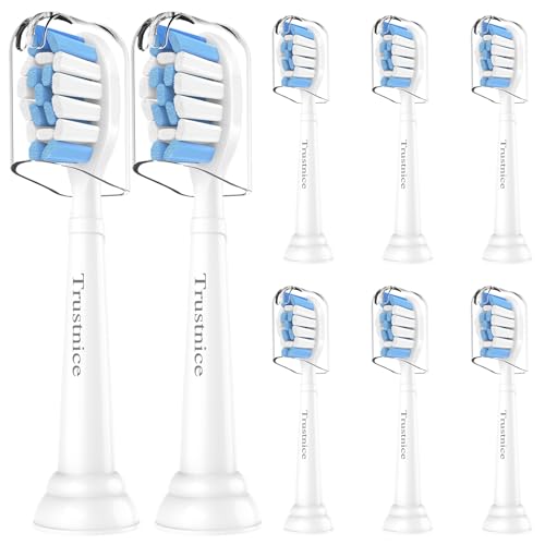 Trustnice Testine di Ricambio per Philips Sonicare, 8 pezzi