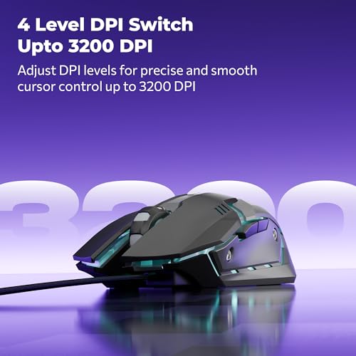 ZEBRONICS Transformer-M Gaming Mouse Black - Image 3