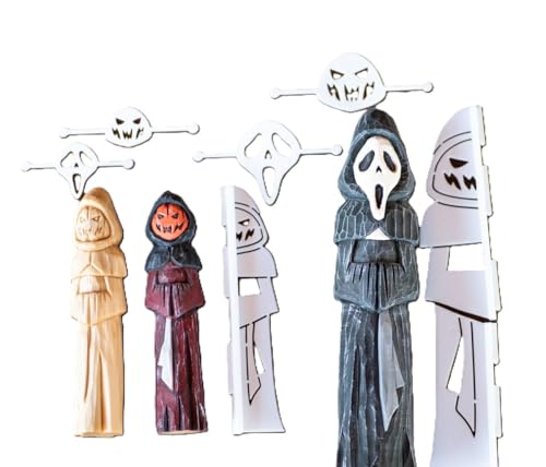 Spooky Halloween Pumpkin/Ghost Grim Reaper Stencil
