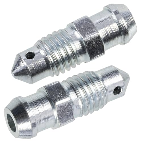 AERZETIX - C71233 - Satz von 2 Ventile Entlüftungsschraube M7x1 - kompatibel mit Peugeot Citroën Nissan Renault Bmw Toyota Hyundai Opel Ford Mitsubishi Volvo Fiat Vw Skoda - OE-Nummern 1631693180