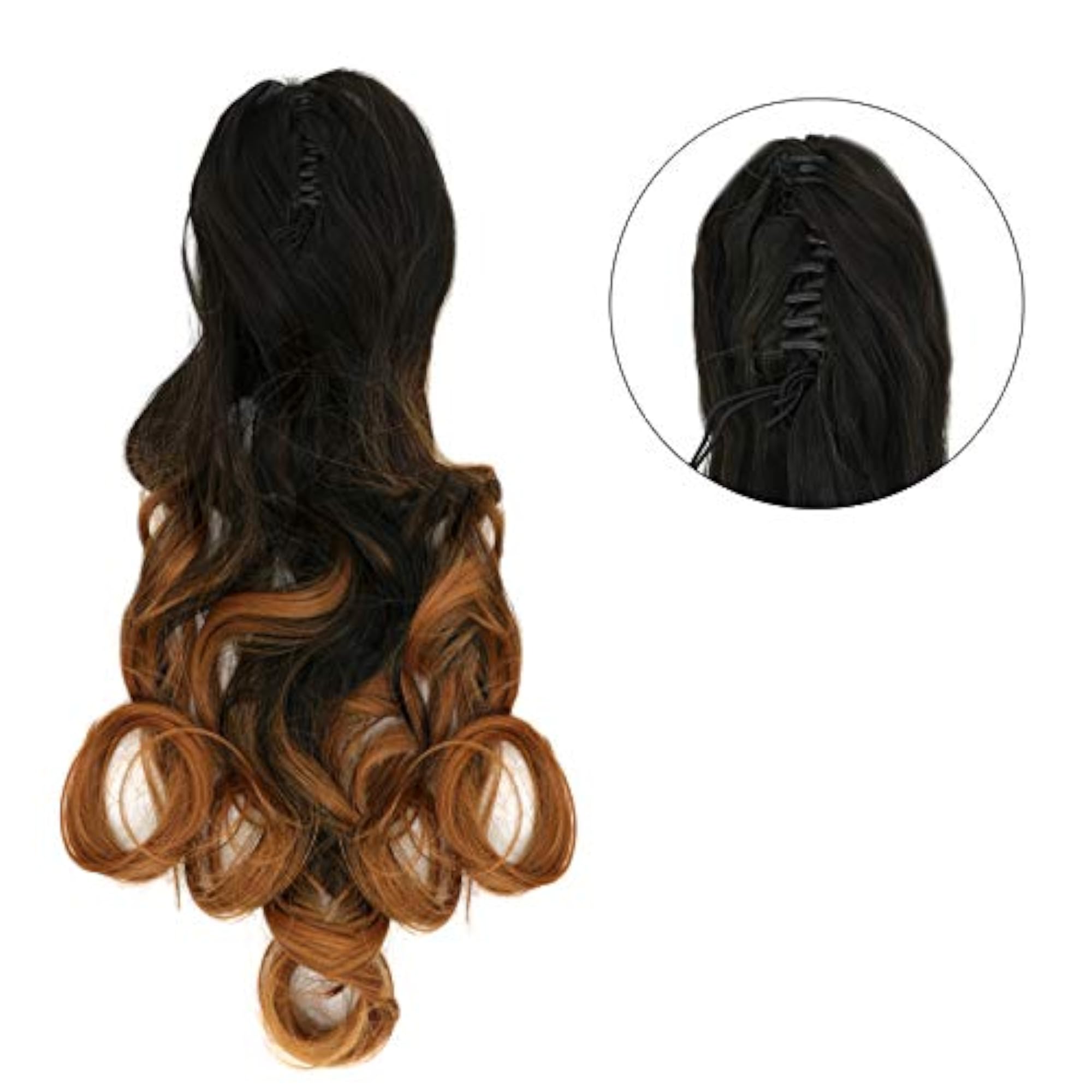Curly Clutcher Ponytail Hair Extensions for Women, 150g