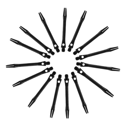 Mipcase Professional Rods Set 15pcs Replacement Shafts 45mm Black Shafts Replacements