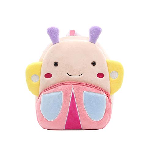 Mariposa Linda Mochila Niño Niños Animales de Peluche de Dibujos Animados Mini Escuela