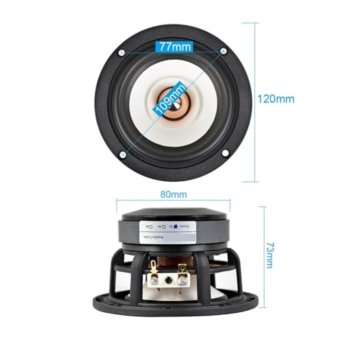 Altavoz DIY de 4 pulgadas con rango completo y 30W para audio HiFi doméstico 4