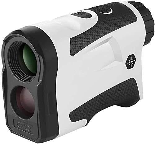 Waterproof Golf Rangefinder with 600M Flag-Lock, 6X Optical Zoom, Lightweight Distance Meter for Hunting &amp; Golf