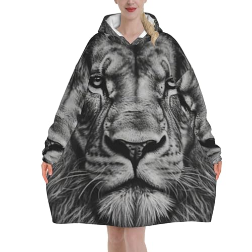 Sweat plaid oversize femme en flanelle contre le froid avec capuche et poche