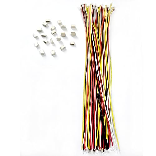 Conector JST SH 1.0mm 4 Pines 20 Sets miniatura 3