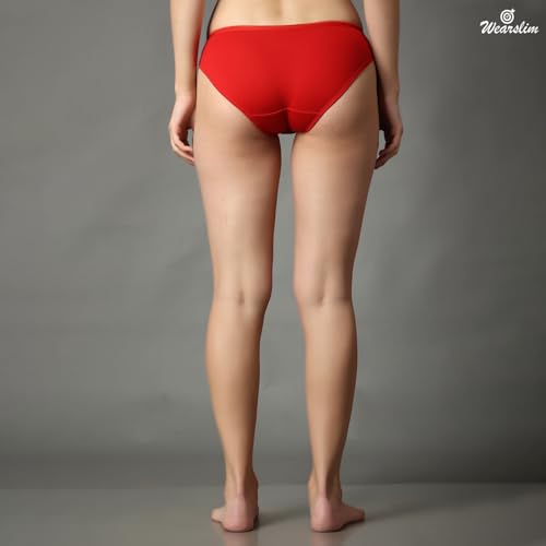Image of Wearslim Premium Women Soft and Comfortable Women's Cotton Bikini No Show Panty | Ladies Invisible Breathable Briefs Soft Stretch Hipster Underwear