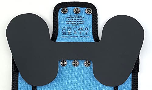 DOWN UNDER OUTDOORS 4 Pack Medium-Large Saddles with Adjustable Straps, Poultry Saver, Protector, Apron, Supplies, Care Products (Mixed Colors)