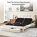 Softa Queen All-in-One Adjustable Bed Frame with 12