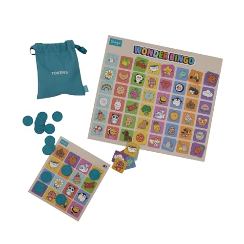 Mr. Wonderful - Bingo Infantil - Juego de Mesa - 2 a 12 Jugadores