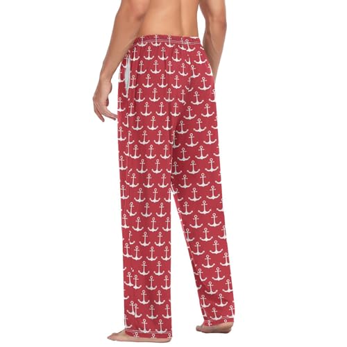 ALAZA Cute Rubber Yellow Ducky Pajama Pants Men's Lounge Pants Straight-Fit Men Pajama Bottoms 5