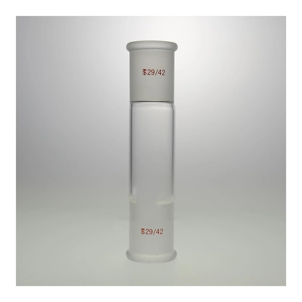 実験器具・消耗品 29/42ジョイント 70mm 実験室用アダプター ストレート 2メス