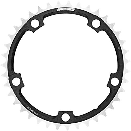 FSA Unisex's Super Road N10/11 130BCD Chainring-Black, 130 x 39t