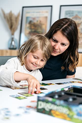 Image of Tabletop Strategy Game, My First Kingdomino, Fun Kids & Adults Family Fantasy Board Game, 2-4 Players, Ages 5+, Dragomino by Blue Orange Games
