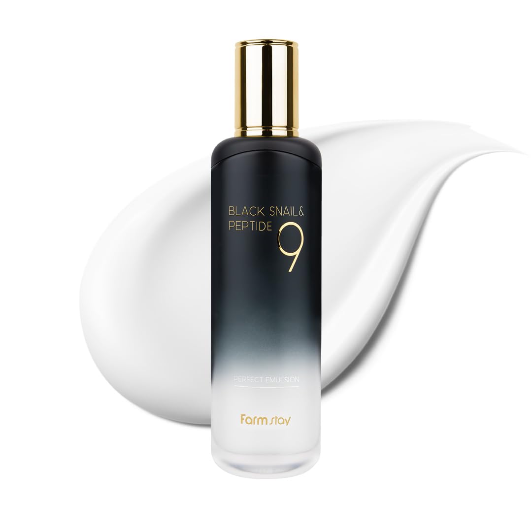Amazon.com: FARMSTAY Black Snail & Peptide 9 Perfect Emulsion
