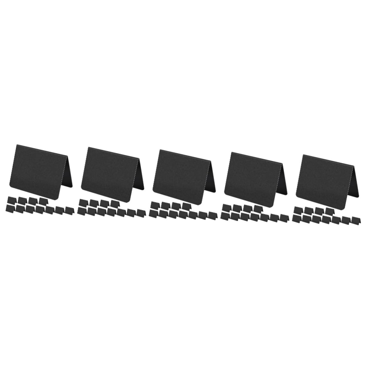 ARTIBETTER 5 Series De Pizarra Escribir Letrero De Pizarra Pizarras Pequeñas Tablero De Tiza Mensaje Pizarras Para Restaurante Signos De Menú De Polivinilo Negro 15 Piezas X 5