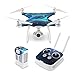 Skins4u Design Aufkleber Skin Folie + Akku Skins kompatibel mit DJI Phantom 4 Star Spiral
