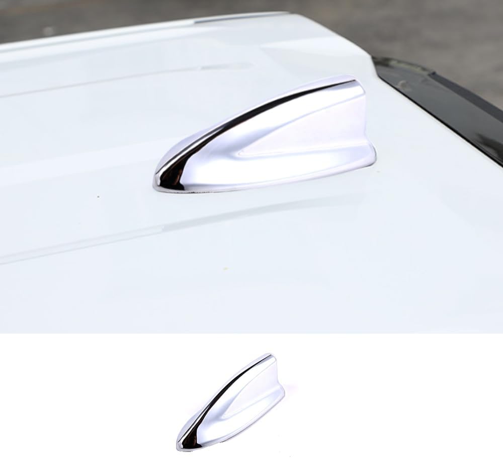 Car Accessories Antenna Cover Decor Trim Compatible with Toyota Tundra 2025 2024 2023 2022 (Carbon Fiber) 1PCS ABS