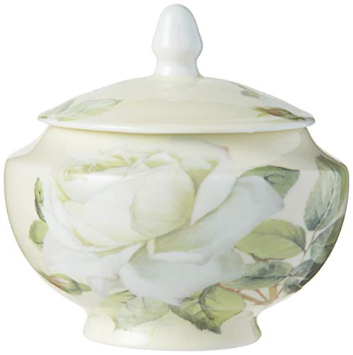 Gracie Bone China 11-Piece Tea Set, White Green Iceberg #TOP6