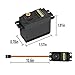 DaFuRui 4Pack MG995 Servo Motor 55g Metal Gear Torque Digital Servo Motor for Arduino Futaba JR RC Helicopter Car Boat Robot