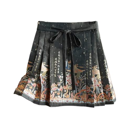 Mini jupe plissée brocart structure rigide taille haute flatteuse