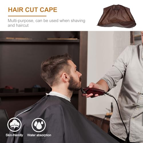 Capa impermeable para corte de cabello y capa de peluquería en forma de paraguas plegable, talla única, portátil para salón, bata de barbero para estilismo y lavado miniatura 3