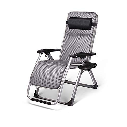Chaise longue pliable de camping et fauteuil relax de jardin portatif