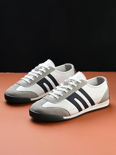 Image of Cruiser Men's Sneakers | Cushioned Insole Comfortable Shoes | Trendy & Stylish Modern Sneakers | Durable TPR Sole Casual Walking Footwear (2664)